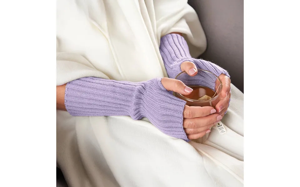 Lilac Extra Long Hand Warmers