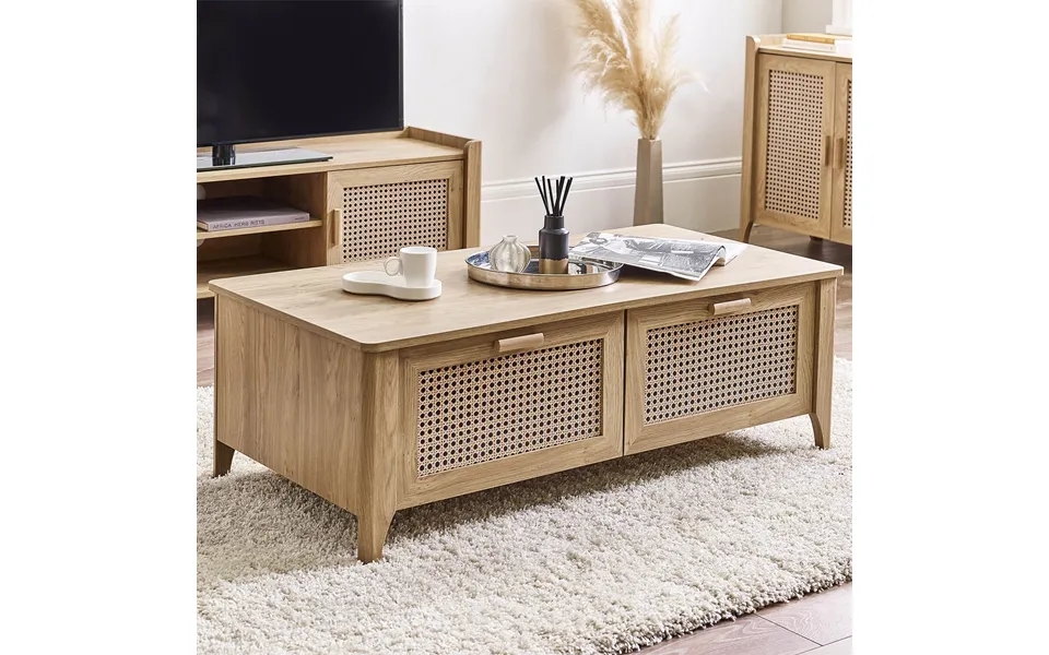 Melbourne Coffee Table With 2 Drawers