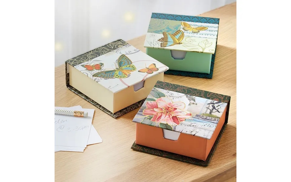 Memo Note Boxes Set Of 3
