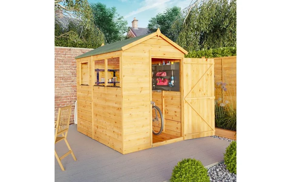 Mercia 7 X 5ft Shiplap Apex Shed