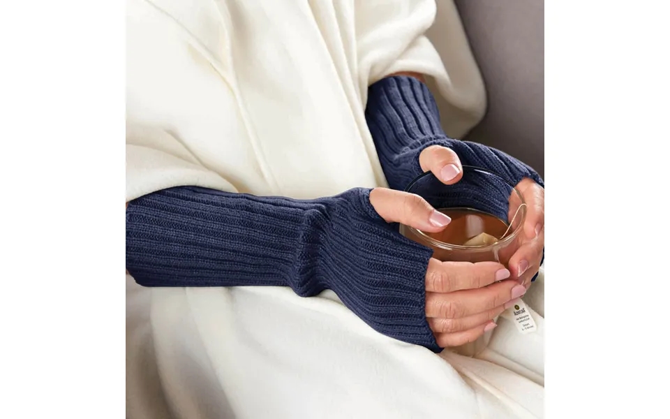 Navy Extra Long Hand Warmers