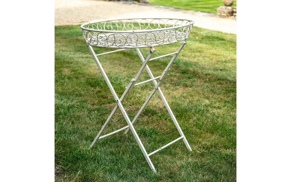 Oval Butlers Table Cream