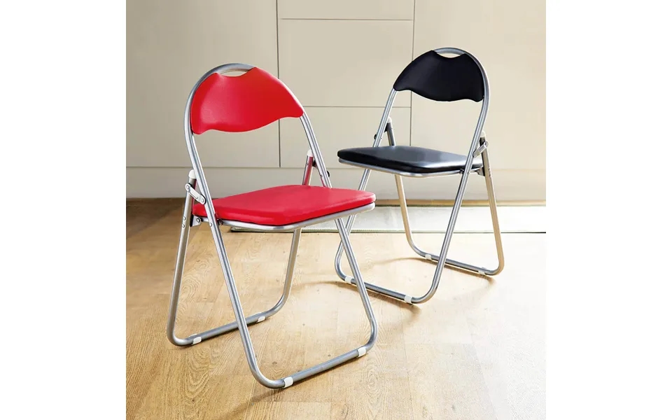 Pair Of Folding Everyday Chairs Red