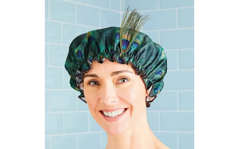 Peacock Shower Hat