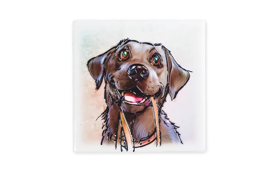Pk4 Black Labrador Coaster