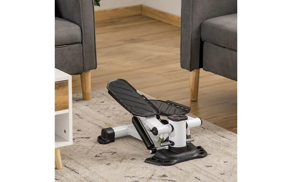 Portable Mini Stepper W Lcd Display Black