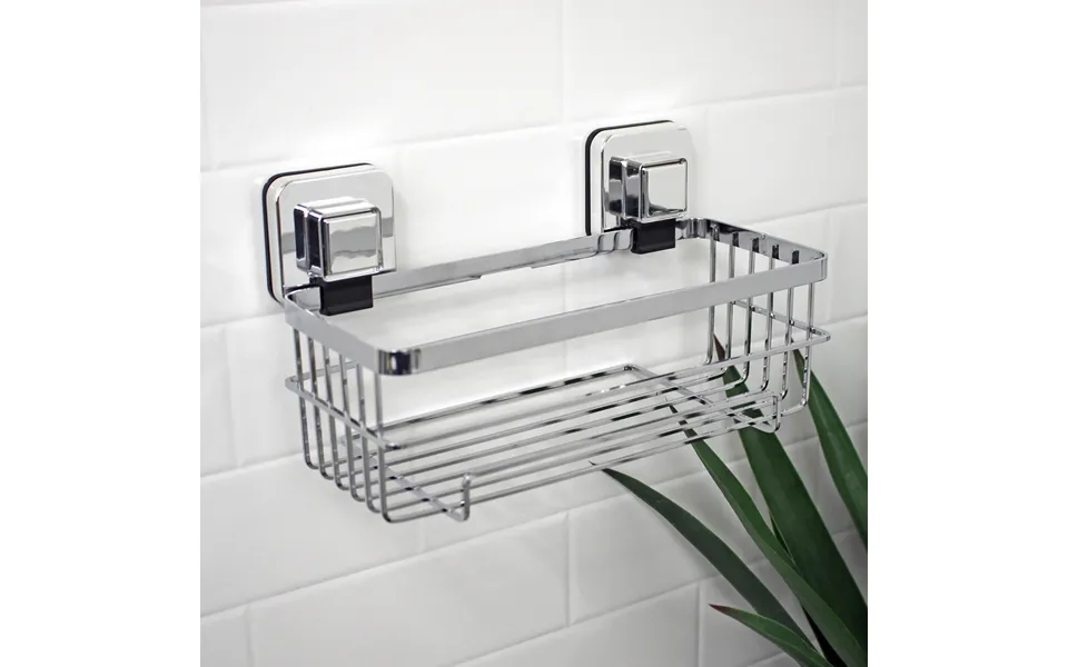 Pushloc Shower Caddy 13cm X 27cm X 13cm - Made From Steel