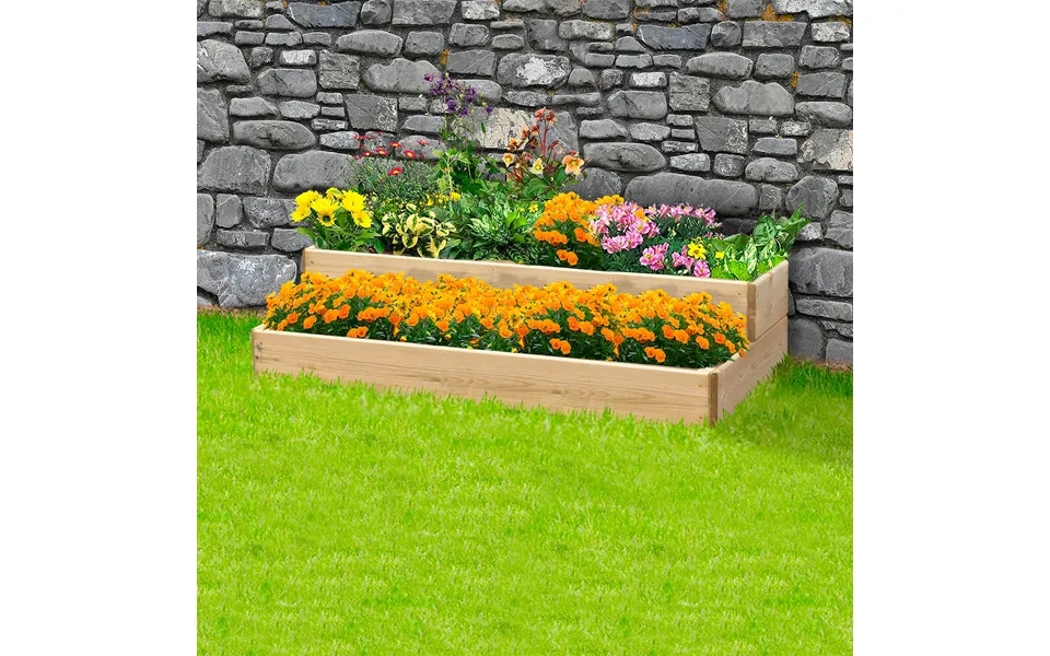 Rectangular Cascading Raised Bed 120cm X 60cm - 2 Tier