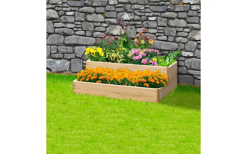 Rectangular Cascading Raised Bed 90cm X 60cm - 2 Tier