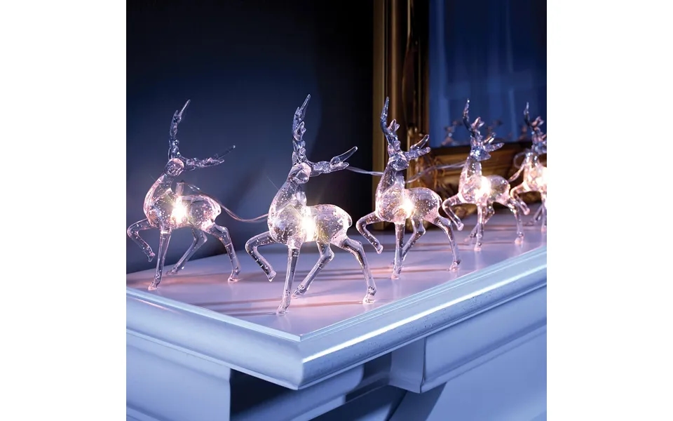 Reindeer Chain H12.5 Xw7.5 Xd3.5cm. L1.5 Metres