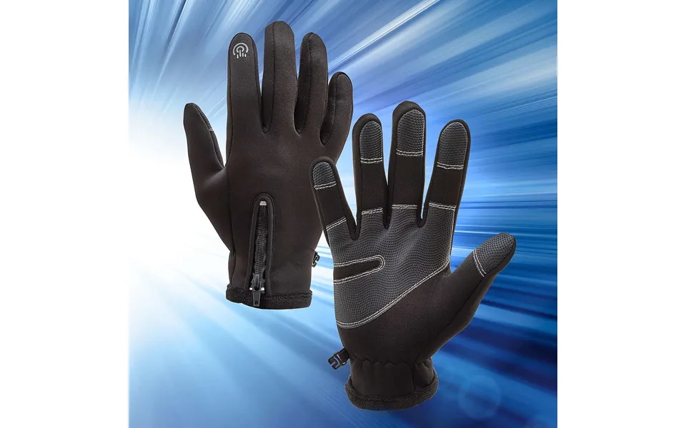 S-m Black Weatherproof Performance Gloves