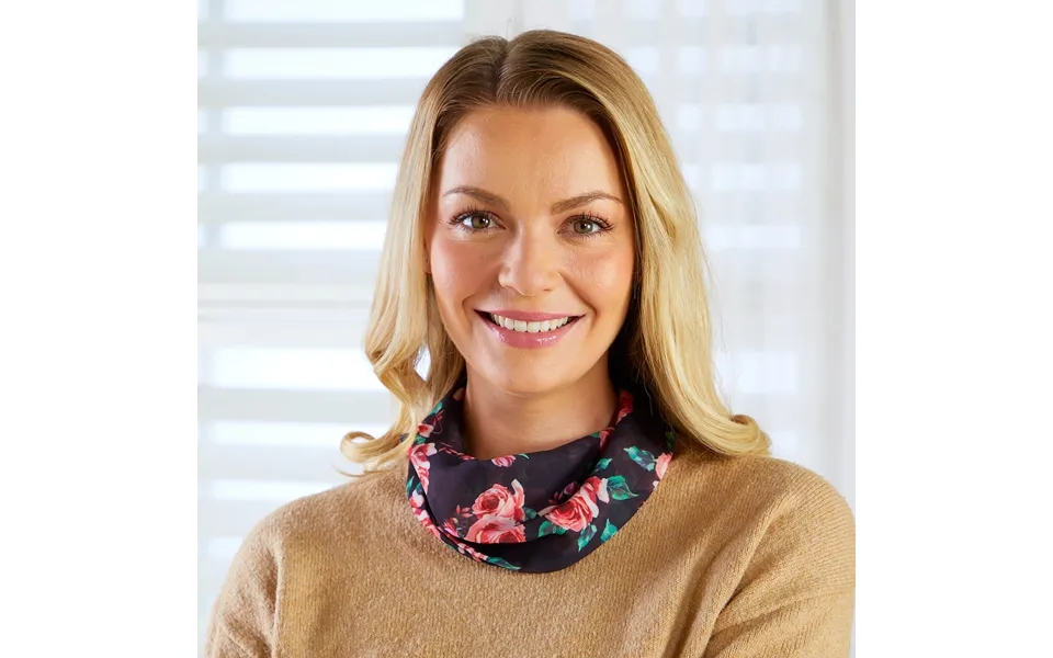 Set Of 4 Magnetic Scarves 2 Animal Print And 2 Floral Designs - 49cm Long