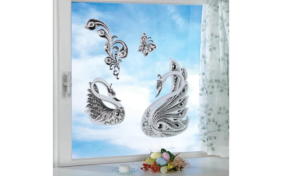 Swan Wall Stickers - 3d Wall & Window Art