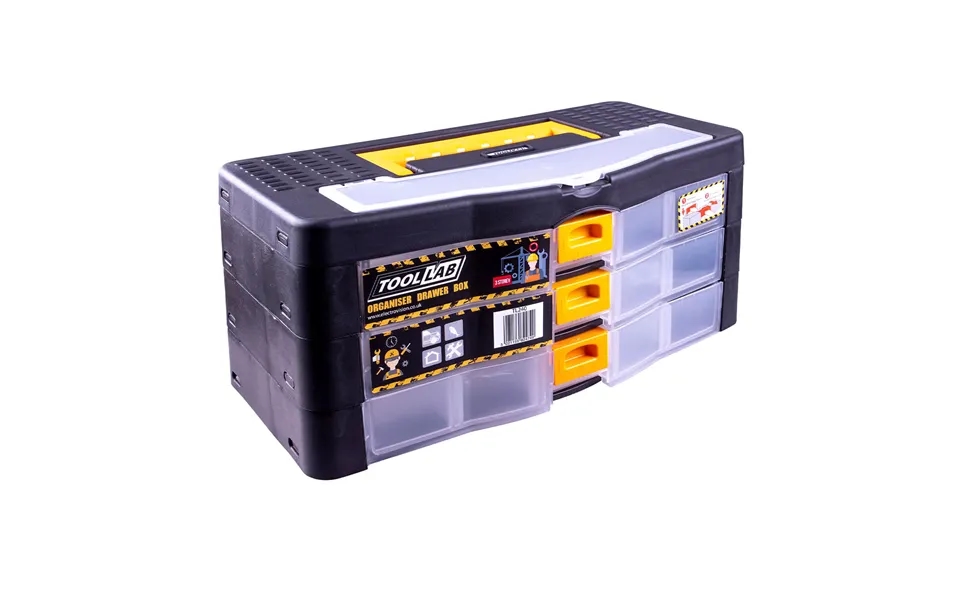 Tool Lab Modular Drawer 3 Storey With Lid Storage