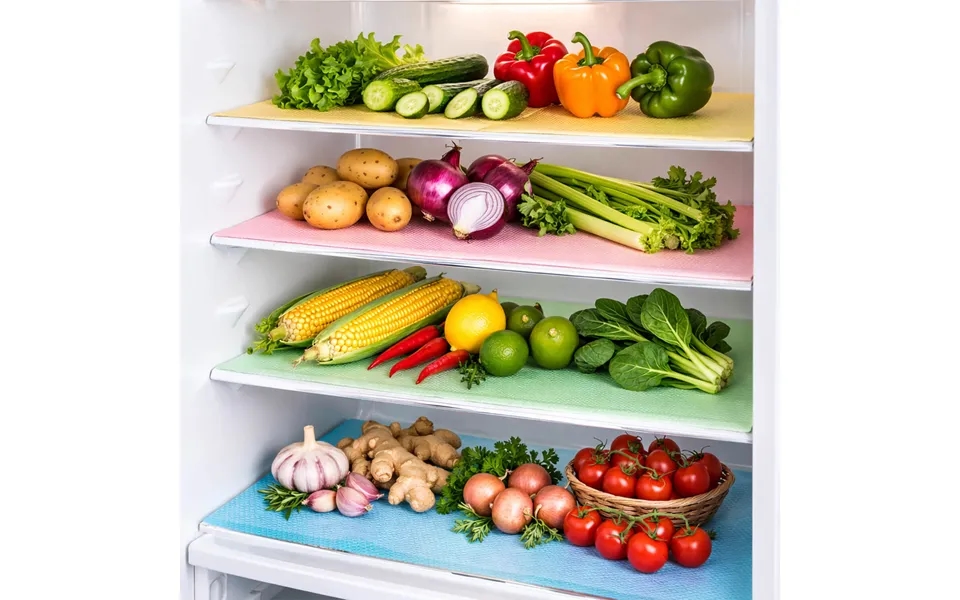 Washable Fridge Fresh Mats Set Of 4