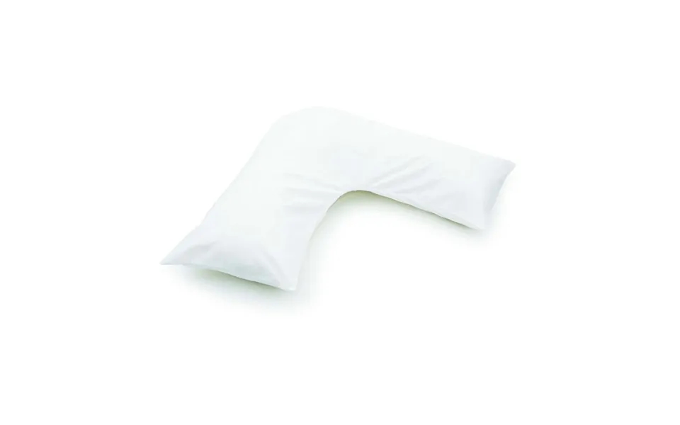 White V-shaped Cushion