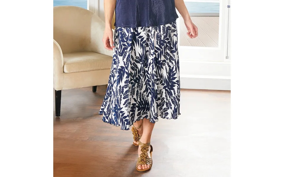 Womens Fine Pleat Plissé Skirt Tropical Size 18