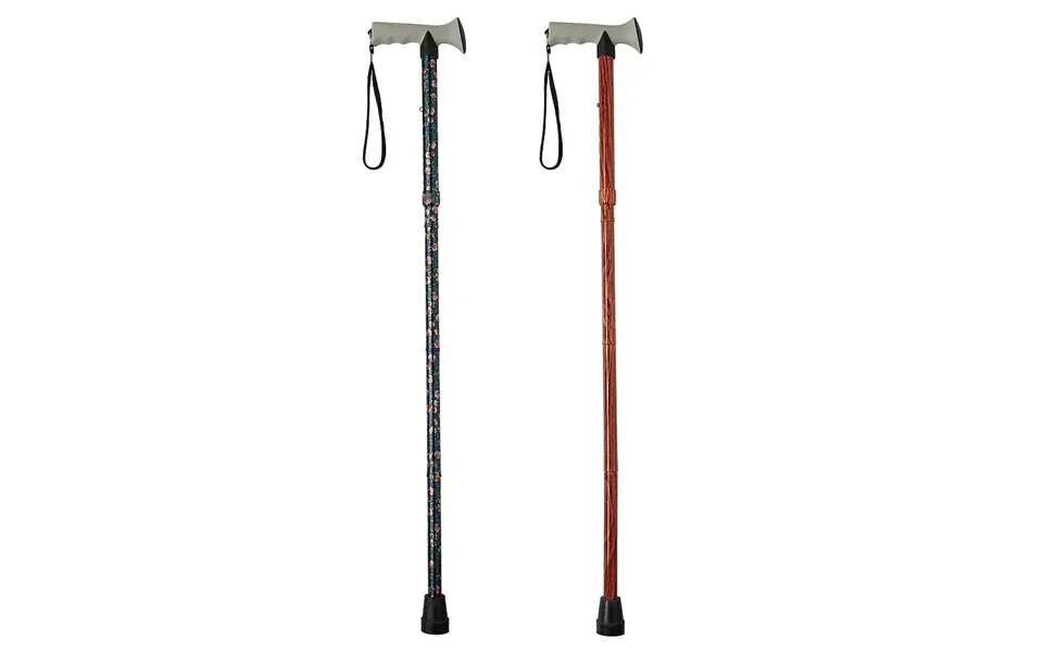 Wood Comfort Grip Walking Stick Wood H83-93cm