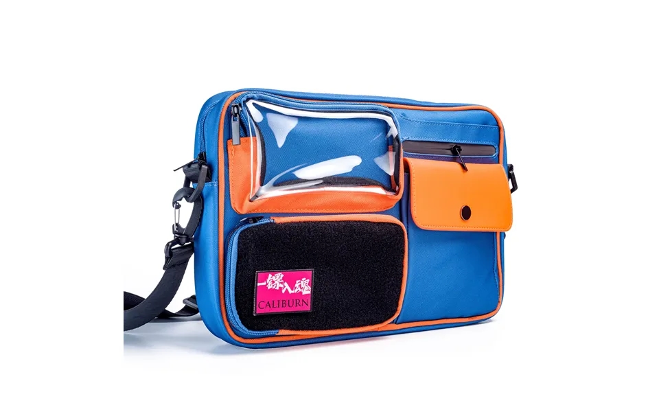 Caliburn Messenger Bag - Blue & Orange