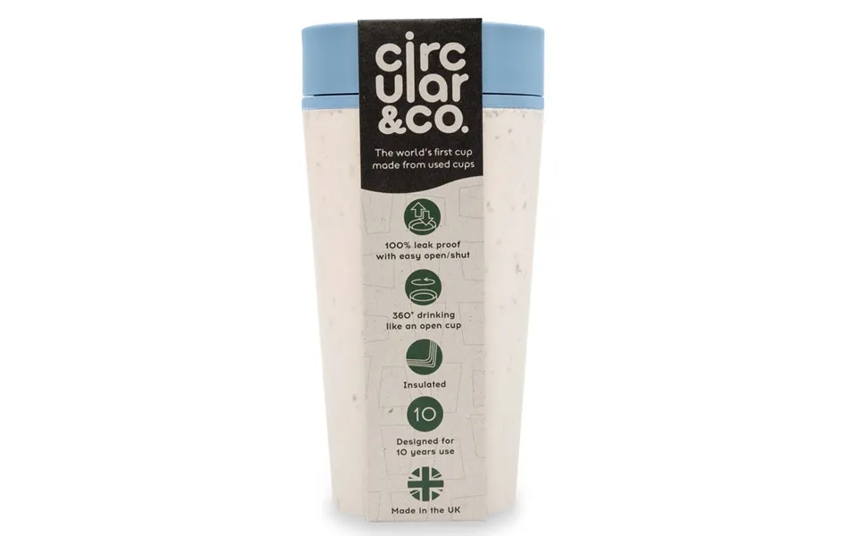 Circular&co Circular Cup 12oz Cream & Faraway Blue