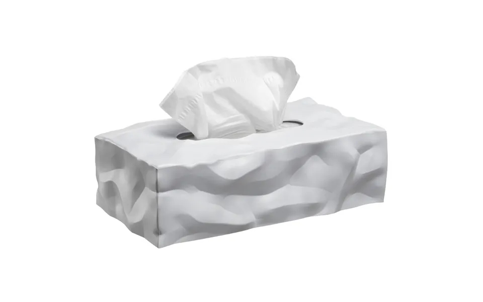 Essey White Wipy 2 Tissue Box Cover