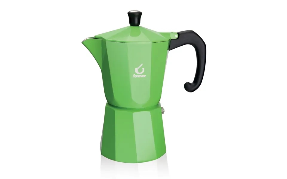 Forever Super Colour Green 6 Cup Espresso Pot