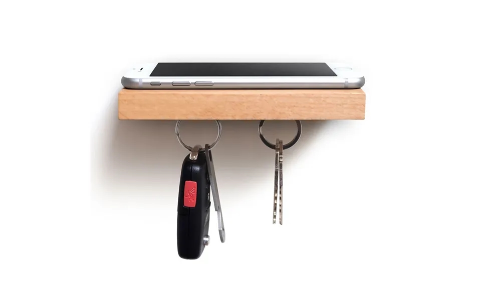 Ilovehandles Natural Plank Wooden Floating Shelf