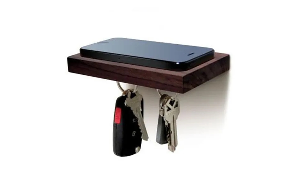 Ilovehandles Walnut Plank Wooden Floating Shelf