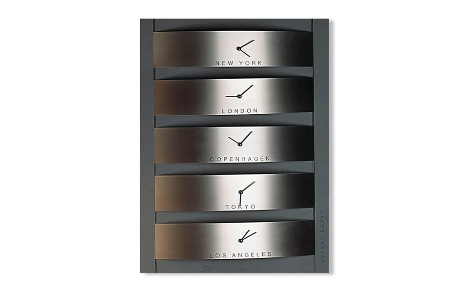 Jacob Jensen Stainless Steel World Timer