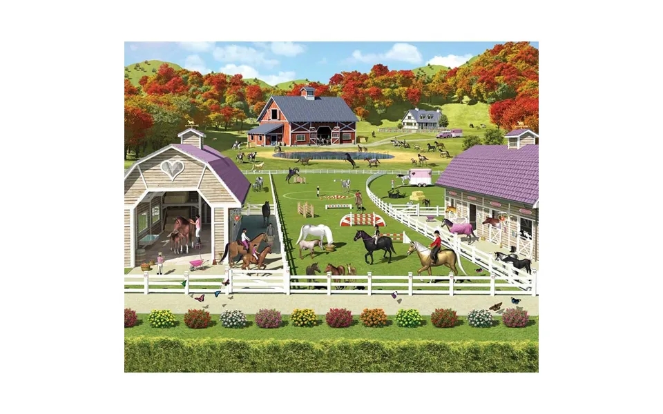 Walltastic Horse And Pony Stables Wall Mural