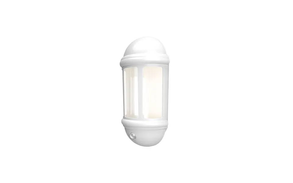 Ansell Latina Led Half Lantern With Pir 8w White