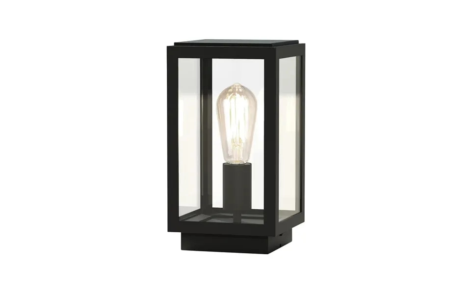 Homefield Pedestal Textured Black Pedestal Light Astro