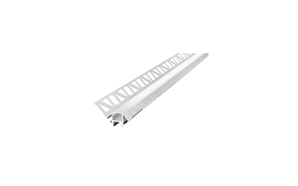 Inside Corner Surface Mount Frosted Profile Aluminium Rail 2 Metre Integral Led
