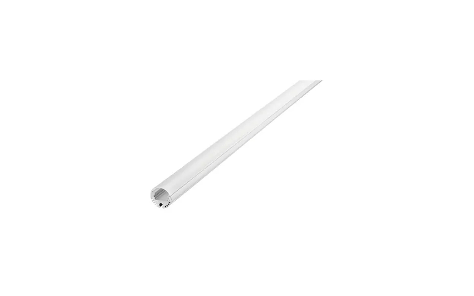 Round Frosted Diffuser Profile Aluminium Rail 1 Metre Integral Led