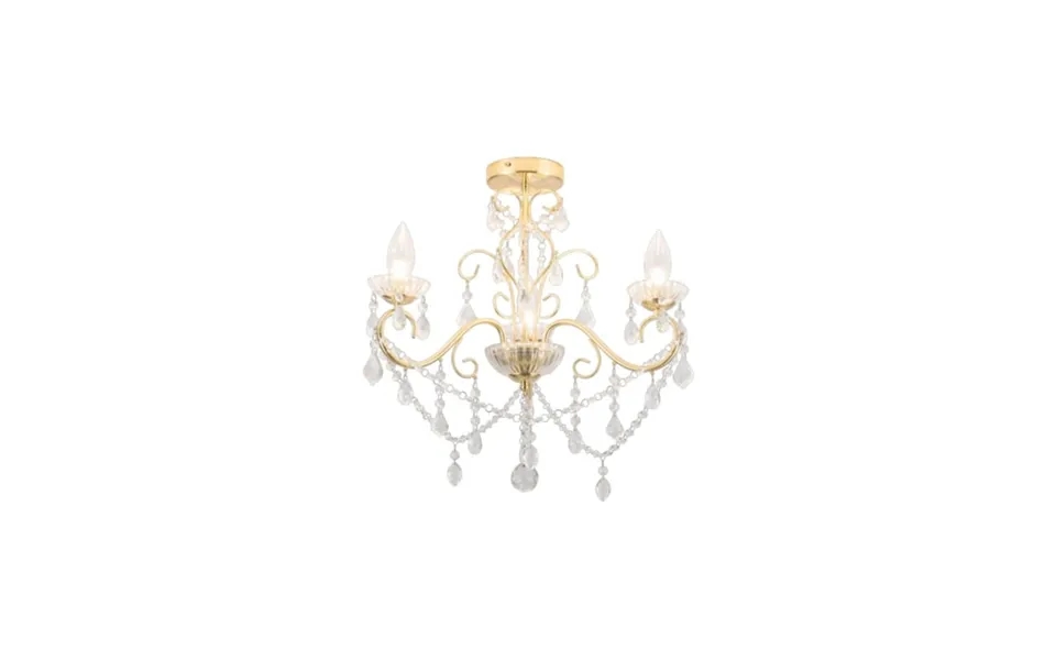 Vela 3 Light Flush Chandelier Satin Brass Forum Lighting