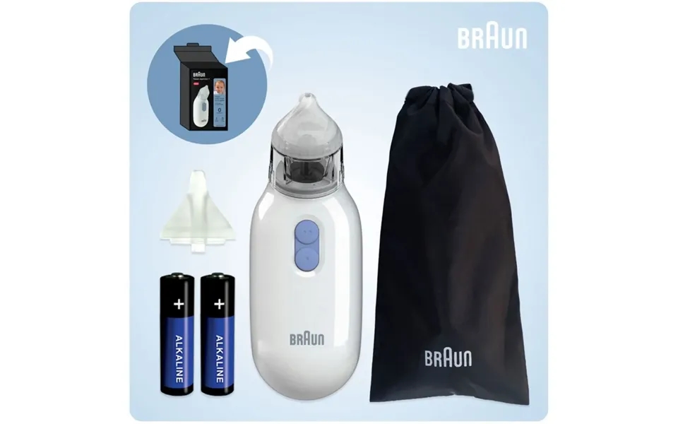 Braun Bna 100eu Nasal Aspirator 0 Months - White