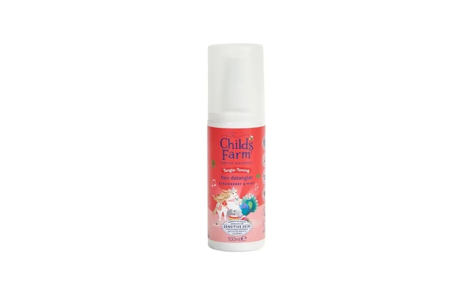 Childs Farm Tangle Taming 3-in-1 Hair Detangler 100ml - Strawberry & Mint