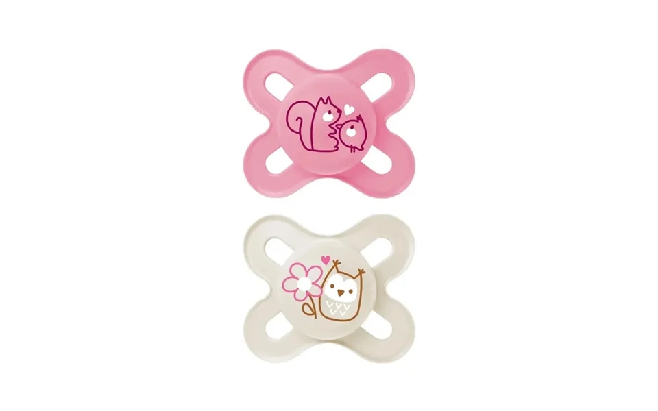 Mam Original Start Soother 0-2 Months Pack Of 2 - Pink