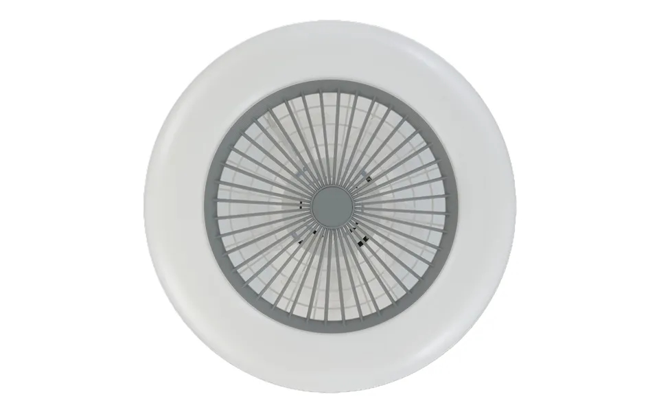 Eglo Sayulita-l White Grey Led Ceiling Light With Fan 2700-6500k