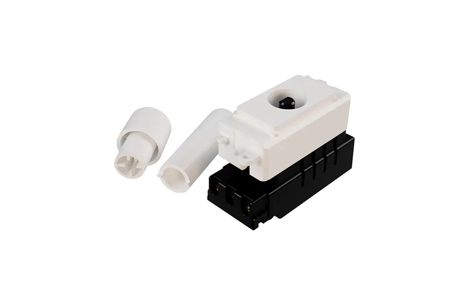 Scolmore Grid Adaptor With Enkin White Grid Dc 1-10v 2 Way Rotary Dimmer Module - Size 59
