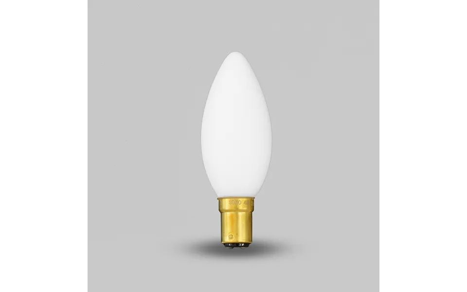 Soho Lighting 4w 2800k Warm White B15 Matt White Candle Dimmable Led Bulb