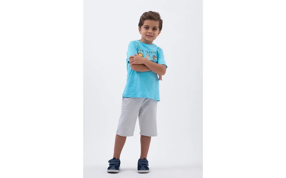 Enorsia Grey Essential Boys Jersey Shorts - Uk 9 Yrs