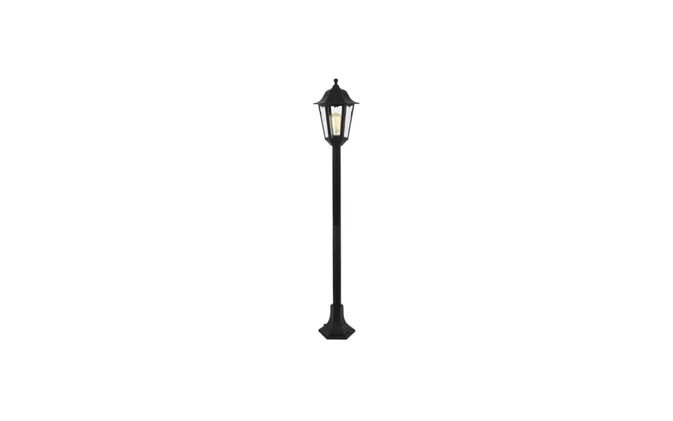Forum Bianca Post Lantern E27 6 Panel Black