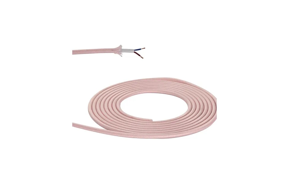 Luxuria Glorelle 1m Pink Braided 2 Core 0.75mm Cable