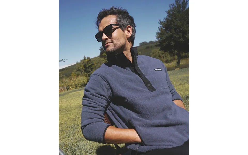 Mens Outdoor Fleece Pullover - Slate Charcoal