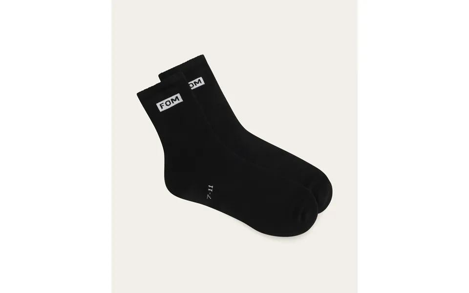 Socks Crew - Black Fom Size 7-11