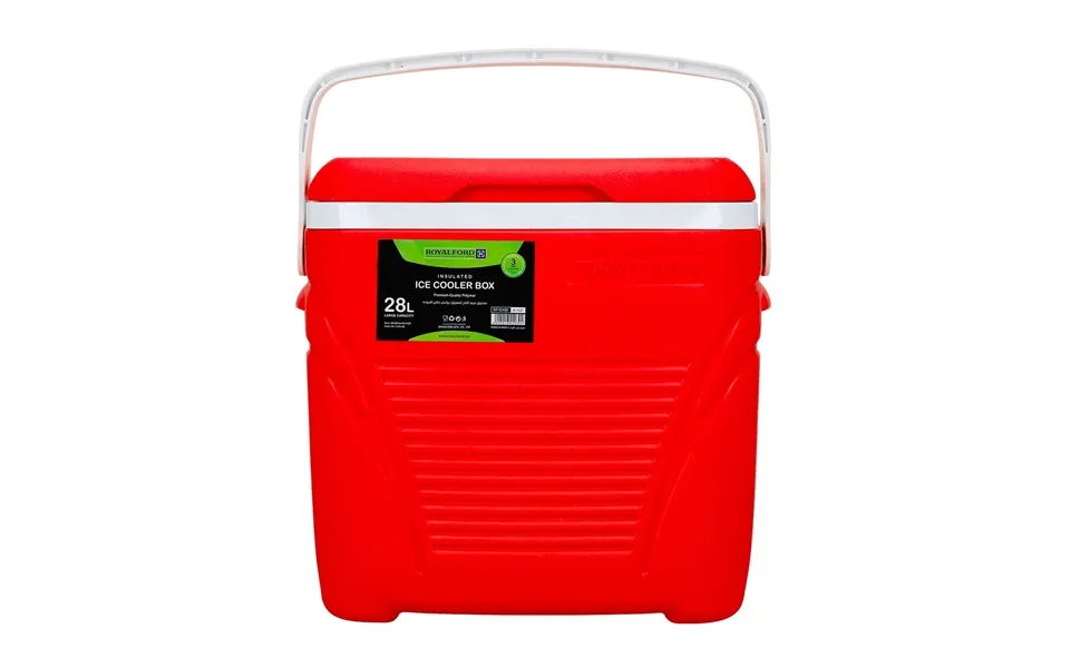 28l Red Insulated Ice Cooler Box