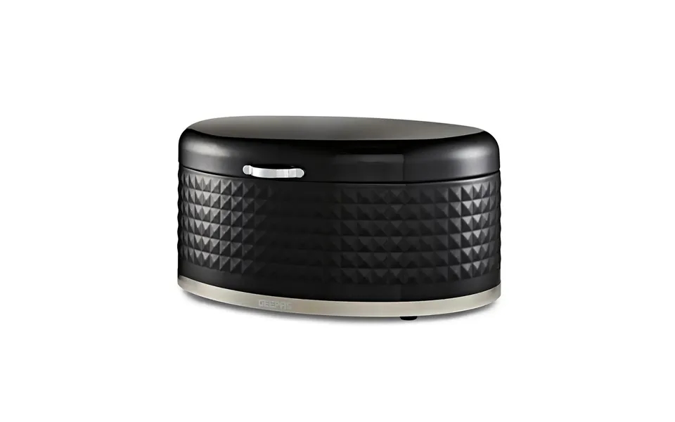 Argyle Black 9l Carbon Steel Bread Bin Canister