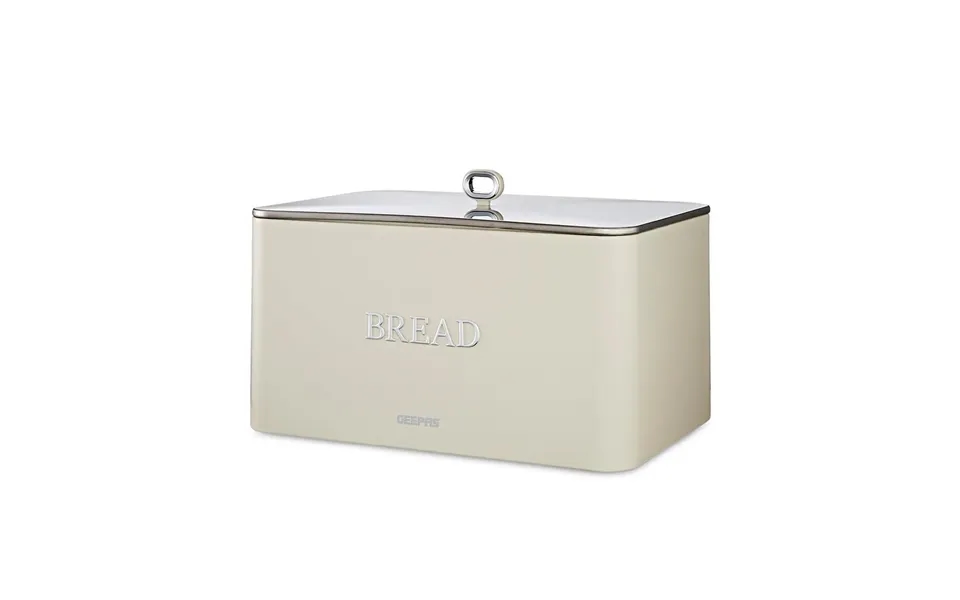 Cream Retrovive 13l Carbon Steel Bread Bin