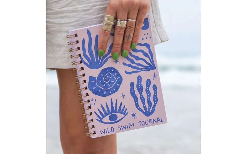 Wild Swim Journal Log Book A5 Hardback Ocean Mermaid